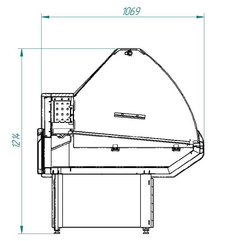 Витрина холодильная CRYSPI Octava XL 1800 - Изображение 2