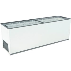Ларь морозильный с прямым стеклом Frostor F 800 C серый