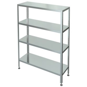 Стеллаж с 4-я сплошными полками МХМ С-4-0,4/1,2/1,6 