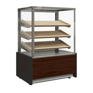 Витрина кондитерская Carboma KC70 N 0,9-2 Light Паттерн (0105 Венге) хлебная, без стекла