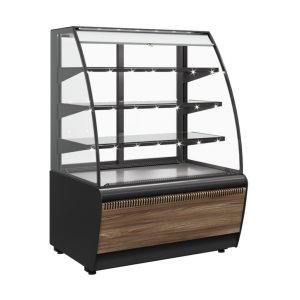 Витрина кондитерская Carboma K70 VV 0,9-1 Standard Паттерн (0108 Темный дуб)