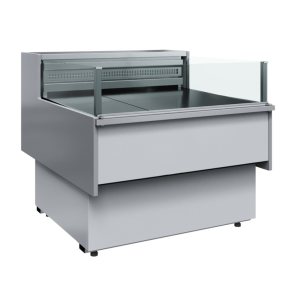 Витрина холодильная Carboma GC110 SM 1,25-2 (ВХСо-1,25 Carboma CG 110) (сталь)