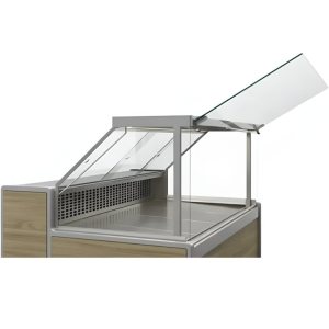 Витрина холодильная Carboma GC111 VV 1,25-1 (1010 Мариель) (динамика, газлифт, без боковин) - Изображение 2