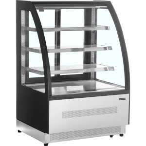 Витрина кондитерская TEFCOLD LPD900C/BLACK черная/нерж