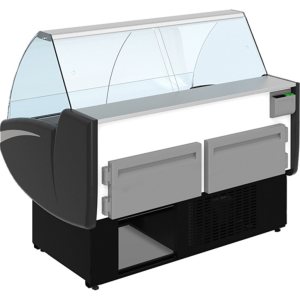 Витрина холодильная CRYSPI Gamma-2 SN FISH 1500 LED (с боковинами) - Изображение 4