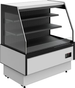 Горка холодильная Carboma GC95 VM 2,0-2 без боковин (версия 2.0) (9006-9005)