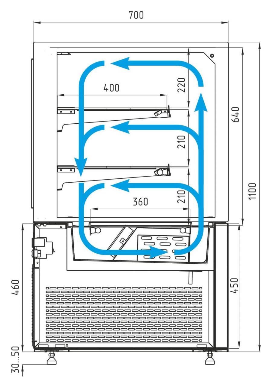 Витрина кондитерская KC71-110 VV 1,2-1 BUILT-IN - Изображение 4